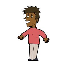 cartoon happy boy N192
