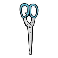 Cartoon Scissors N43