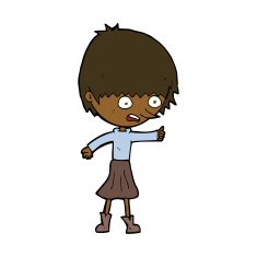 cartoon woman stressing out N16