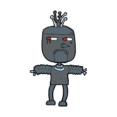 Cartoon Robot N233
