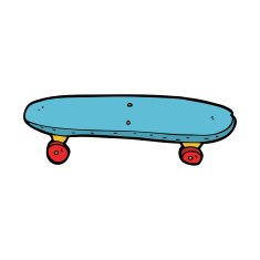Cartoon Skateboard N55
