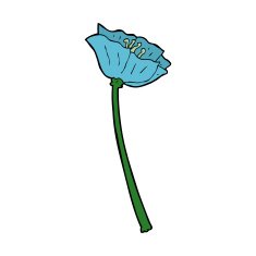cartoon flower N349