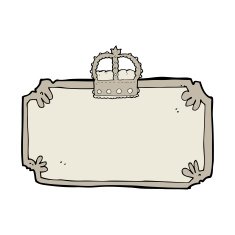 cartoon old frame banner N8