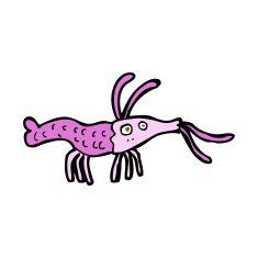 Cartoon Shrimp N40