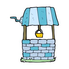 Cartoon Wishing Well N20