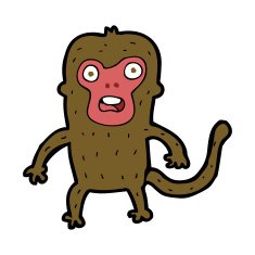 Cartoon Monkey N84