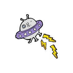 Cartoon UFO N9