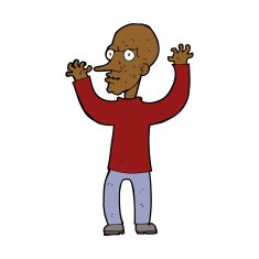 cartoon mean man N17