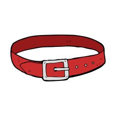 cartoon leather belt N17