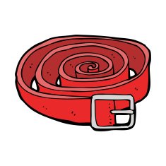 cartoon leather belt N18