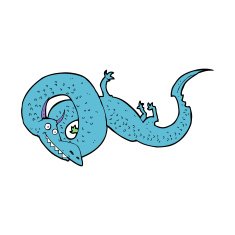 cartoon chinese dragon N13