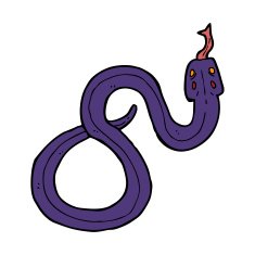 Cartoon Snake N170