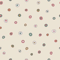 Seamless pattern with hearts N27