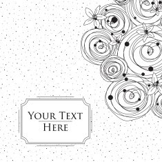 Card with Scribbles on a Background N2