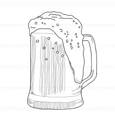 Sketch Beer beverages wine