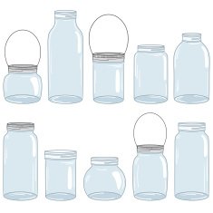 Mason jar set