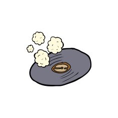 cartoon magic old vinyl record N6