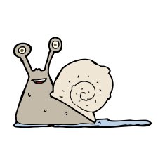 Cartoon Snail N91
