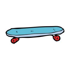 Cartoon Skateboard N56