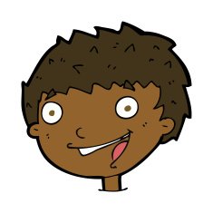 cartoon laughing boy N8