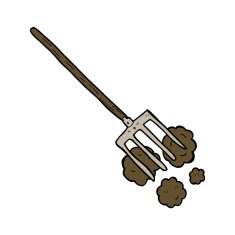 cartoon pitch fork N8