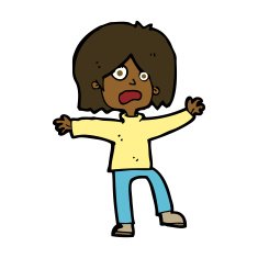 cartoon unhappy person N8