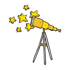 cartoon telescope N13