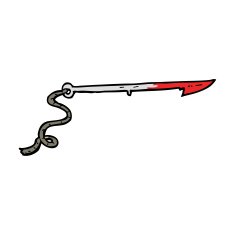 cartoon whaling harpoon N6