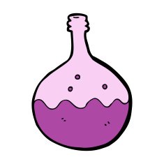 cartoon bubbling chemicals N21