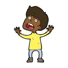 cartoon stressed boy N9