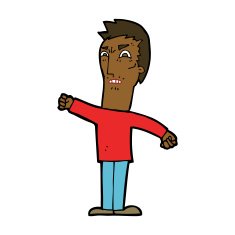 cartoon annoyed man N63