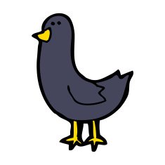 Cartoon Bird N308