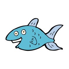 Cartoon Fish N151