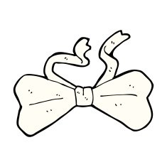Cartoon Bow Tie N87