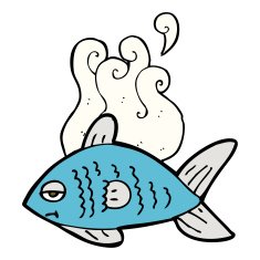 cartoon funny fish N28