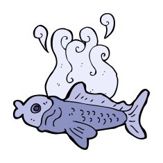 cartoon funny fish N29