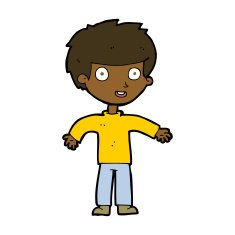 cartoon happy man N380