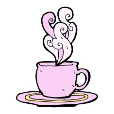 cartoon tea cup N26