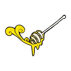 cartoon honey stick N7
