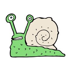 Cartoon Snail N92