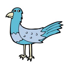 Cartoon Bird N310