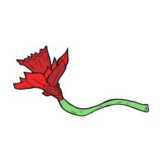 cartoon daffodil flower N7