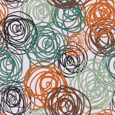 Abstract vector round pattern N2