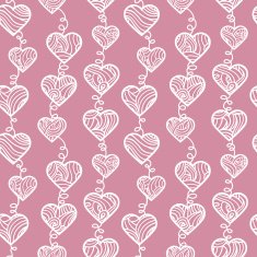 outlines hearts pattern