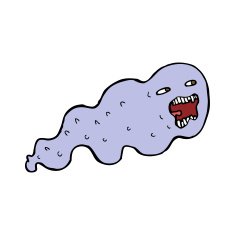 Cartoon Ghost N134