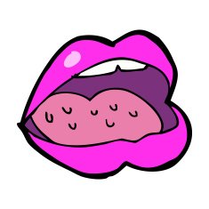 cartoon open mouth N16