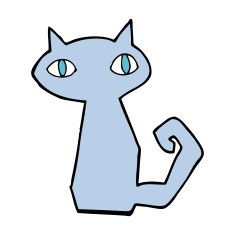Cartoon Cat N216