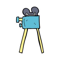 cartoon movie camera N8