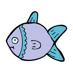 Cartoon Fish N152
