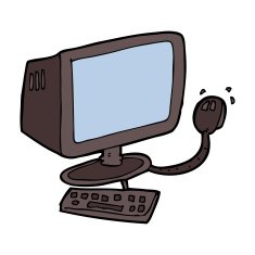Cartoon Computer N37